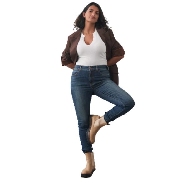 ANTHROPOLOGIE Pilcro High Rise Skinny Jeans - Picture 1 of 12